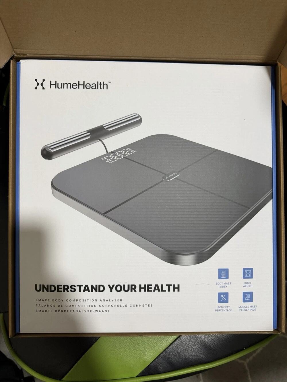 HumeHealth Body Pod Smart Body Composition Analyzer Scale BMI Body Fat Bluetooth